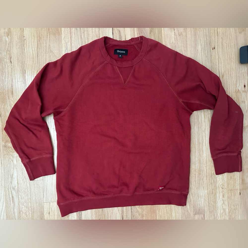 Brixton Red Crewneck Sweater medium